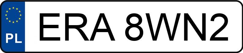 Numer rejestracyjny ERA 8WN2 posiada VOLKSWAGEN Touran 2.0 TDI MR`03 E3 Trendline - ERA8WN2