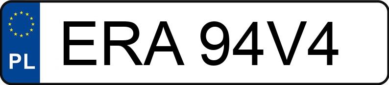 Numer rejestracyjny ERA94V4 posiada BMW Seria 5 530 Diesel Kat. MR`95 E39