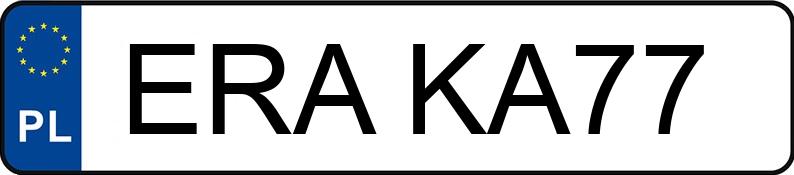 Numer rejestracyjny ERA KA77 posiada RENAULT MEGANE 1,6 16V - ERAKA77