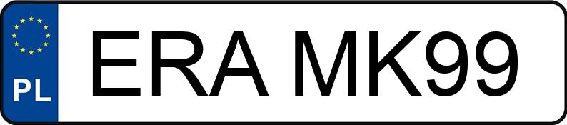 Numer rejestracyjny ERA MK99 posiada VOLVO XC60 - ERAMK99