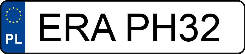Numer rejestracyjny ERA PH32 posiada VOLKSWAGEN POLO - ERAPH32