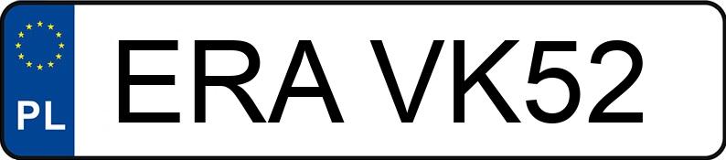 Numer rejestracyjny ERA VK52 posiada MERCEDES-BENZ B 170 - ERAVK52