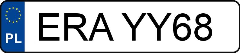 Numer rejestracyjny ERA YY68 posiada OPEL ASTRA - ERAYY68 Numer rejestracyjny ERA YY68 posiada OPEL ASTRA - ERAYY68