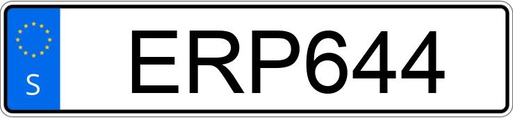 Numer rejestracyjny ERP644 posiada Audi Coupé GT