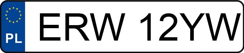 Numer rejestracyjny ERW 12YW posiada OPEL MOVANO - ERW12YW Numer rejestracyjny ERW 12YW posiada OPEL MOVANO - ERW12YW