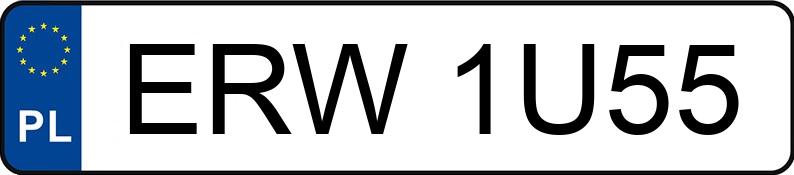 Numer rejestracyjny ERW 1U55 posiada SAAB 9-5 - ERW1U55 Numer rejestracyjny ERW 1U55 posiada SAAB 9-5 - ERW1U55