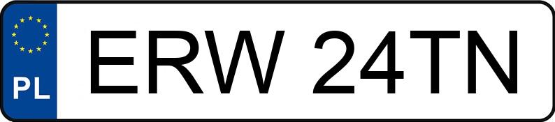 Numer rejestracyjny ERW 24TN posiada FIAT GRANDE PUNTO 1,3 JTD - ERW24TN