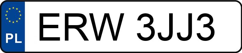 Numer rejestracyjny ERW 3JJ3 posiada FORD TRANSIT - ERW3JJ3