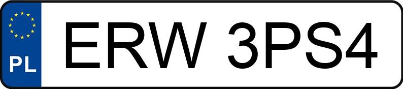 Numer rejestracyjny ERW 3PS4 posiada BMW 525 D - ERW3PS4