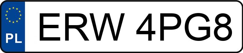 Numer rejestracyjny ERW 4PG8 posiada BMW 525 TDS Kat. MR`95 E39 525 TDS Kat. MR`95 E39 - ERW4PG8