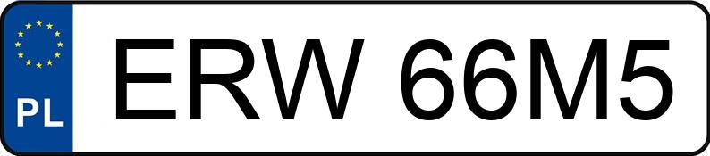 Numer rejestracyjny ERW 66M5 posiada SMART FORFOUR BRABUS - ERW66M5