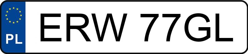 Numer rejestracyjny ERW 77GL posiada BMW 1602 - ERW77GL