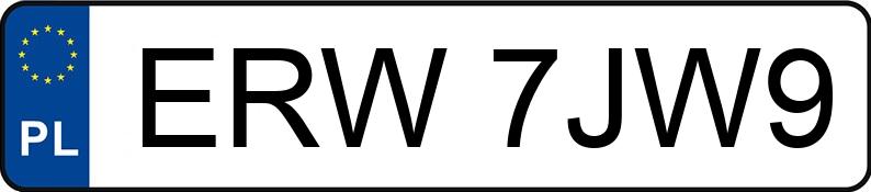 Numer rejestracyjny ERW 7JW9 posiada VOLVO S60 - ERW7JW9