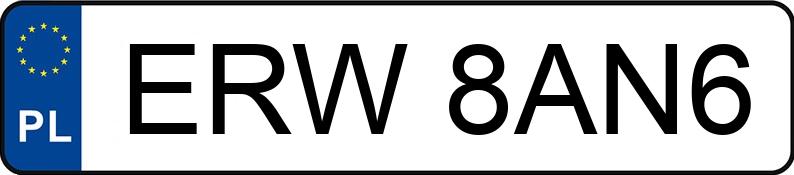 Numer rejestracyjny ERW 8AN6 posiada AUDI Q3 TDI MR`11 E5 8U S tronic - ERW8AN6