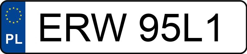 Numer rejestracyjny ERW 95L1 posiada OPEL CORSA - ERW95L1 Numer rejestracyjny ERW 95L1 posiada OPEL CORSA - ERW95L1