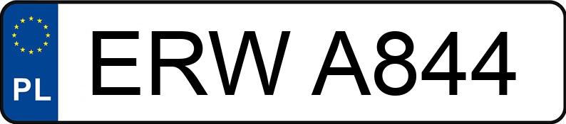 Numer rejestracyjny ERW A844 posiada DAEWOO MATIZ - ERWA844 Numer rejestracyjny ERW A844 posiada DAEWOO MATIZ - ERWA844