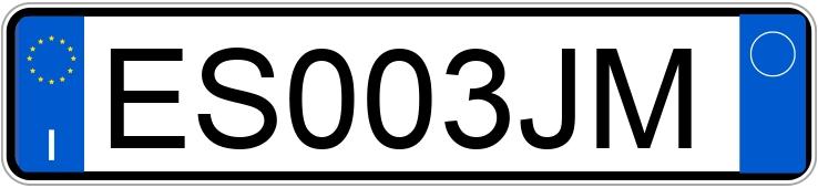 Numer rejestracyjny ES003JM posiada FORD Fiesta 6a serie Numer rejestracyjny ES003JM posiada FORD Fiesta 6a serie