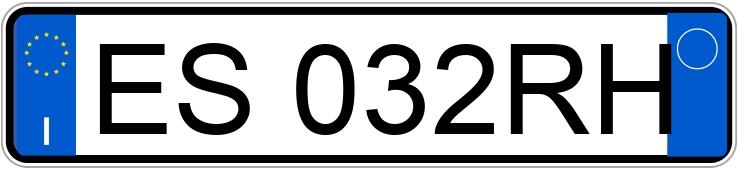 Numer rejestracyjny ES032RH posiada LAND ROVER RR Evoque 1a serie