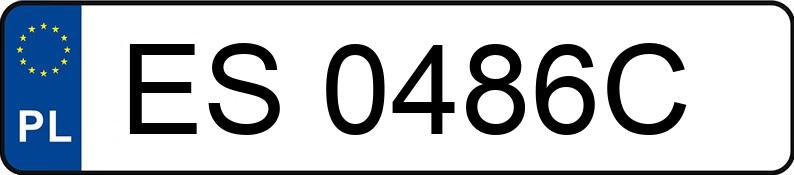 Numer rejestracyjny ES 0486C posiada TOYOTA Yaris 1.0 MR`99 Terra - ES0486C