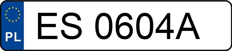 Numer rejestracyjny ES 0604A posiada PEUGEOT 207 1.4 MR`06 E4 Trendy 95 - ES0604A Numer rejestracyjny ES 0604A posiada PEUGEOT 207 1.4 MR`06 E4 Trendy 95 - ES0604A