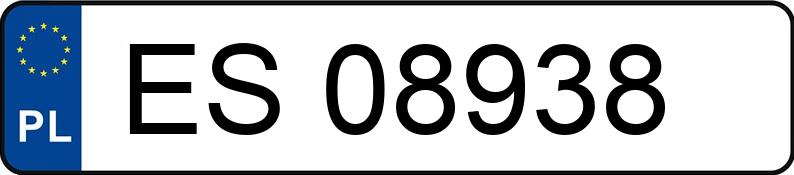 Numer rejestracyjny ES 08938 posiada FIAT CINQUECENTO - ES08938