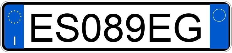 Numer rejestracyjny ES089EG posiada ALFA ROMEO Giulietta