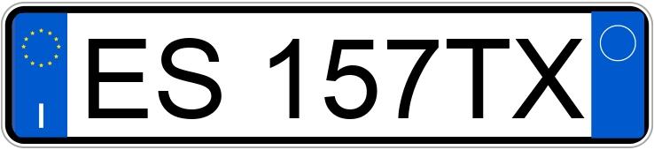 Numer rejestracyjny ES157TX posiada FIAT Panda 3a serie