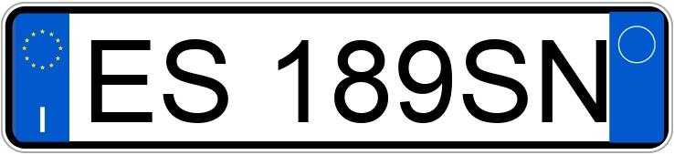 Numer rejestracyjny ES189SN posiada CHEVROLET Trax