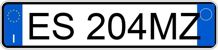 Numer rejestracyjny ES204MZ posiada LANCIA Ypsilon 3a serie Numer rejestracyjny ES204MZ posiada LANCIA Ypsilon 3a serie