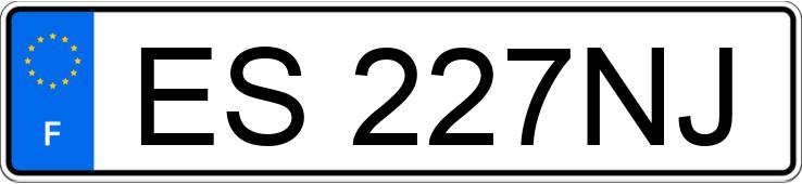 Numer rejestracyjny ES227NJ posiada OPEL FRONTERA