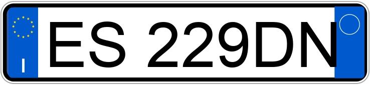 Numer rejestracyjny ES229DN posiada SUZUKI Swift