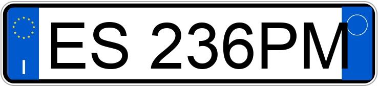 Numer rejestracyjny ES236PM posiada CITROEN C3 2a serie