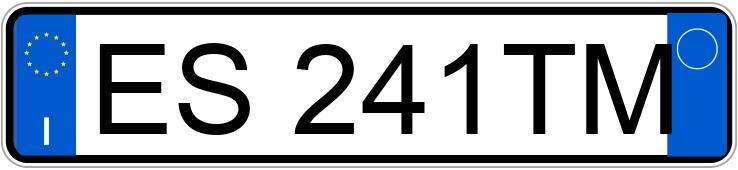 Numer rejestracyjny ES241TM posiada VOLKSWAGEN Golf 7a serie