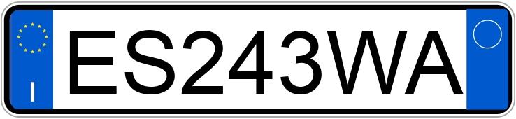 Numer rejestracyjny ES243WA posiada VOLKSWAGEN Polo 5a serie Numer rejestracyjny ES243WA posiada VOLKSWAGEN Polo 5a serie