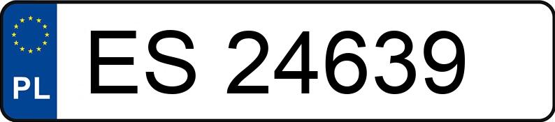 Numer rejestracyjny ES 24639 posiada VOLVO 240 2,3 I - ES24639 Numer rejestracyjny ES 24639 posiada VOLVO 240 2,3 I - ES24639