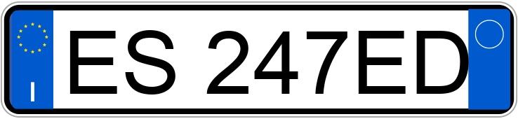 Numer rejestracyjny ES247ED posiada OPEL Astra 4a serie