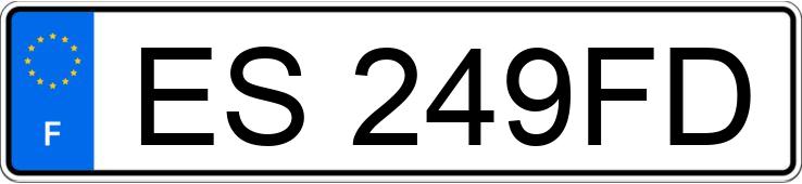 Numer rejestracyjny ES249FD posiada CITROEN C3 III