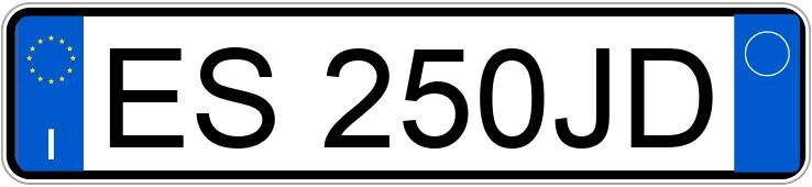 Numer rejestracyjny ES250JD posiada PORSCHE 911 Numer rejestracyjny ES250JD posiada PORSCHE 911