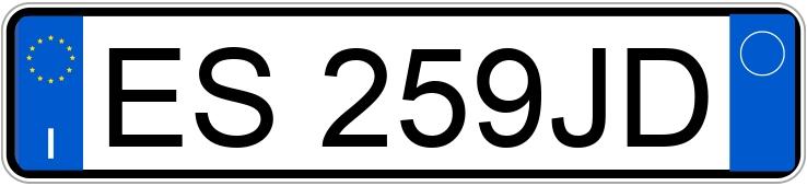 Numer rejestracyjny ES259JD posiada PORSCHE Panamera 1a serie