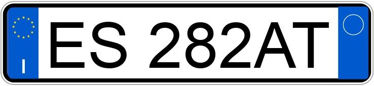 Numer rejestracyjny ES282AT posiada FIAT FIAT PUNTO