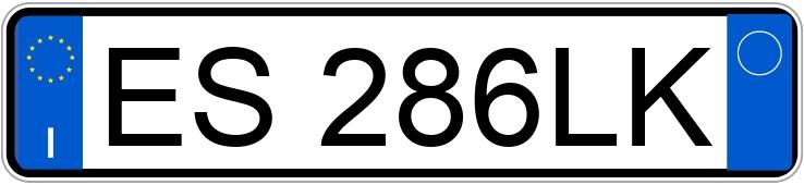 Numer rejestracyjny ES286LK posiada FIAT Panda 3a serie Numer rejestracyjny ES286LK posiada FIAT Panda 3a serie
