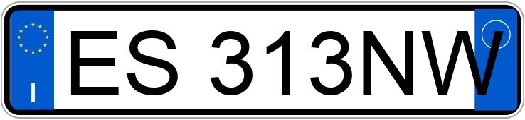 Numer rejestracyjny ES313NW posiada MERCEDES Classe A