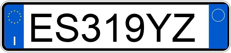 Numer rejestracyjny ES319YZ posiada PEUGEOT 308 2a serie