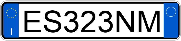 Numer rejestracyjny ES323NM posiada FIAT 500 Numer rejestracyjny ES323NM posiada FIAT 500