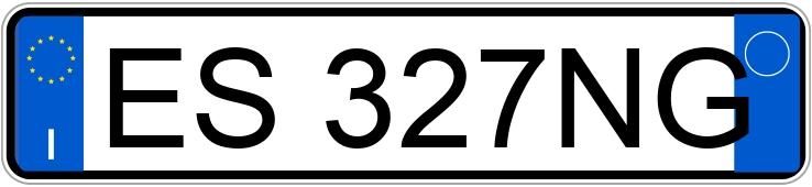 Numer rejestracyjny ES327NG posiada FORD Focus 3a serie