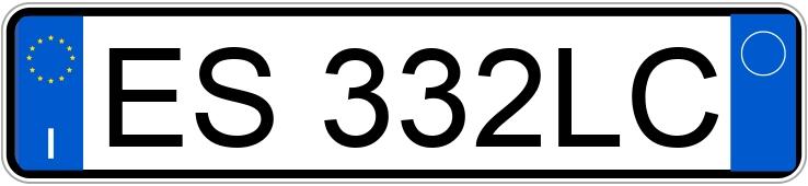 Numer rejestracyjny ES332LC posiada OPEL Corsa 4a serie