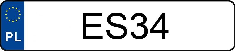 Numer rejestracyjny ES 34 posiada DODGE Grand Caravan 3.6 Kat. MR`11 GT Aut. - ES34