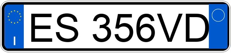 Numer rejestracyjny ES356VD posiada FIAT Panda 3a serie Numer rejestracyjny ES356VD posiada FIAT Panda 3a serie