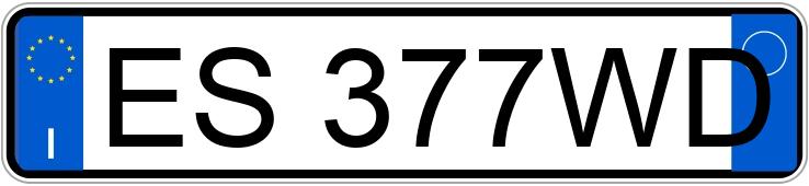 Numer rejestracyjny ES377WD posiada CHEVROLET Aveo 2a serie Numer rejestracyjny ES377WD posiada CHEVROLET Aveo 2a serie