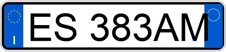 Numer rejestracyjny ES383AM posiada SKODA Octavia 3a serie